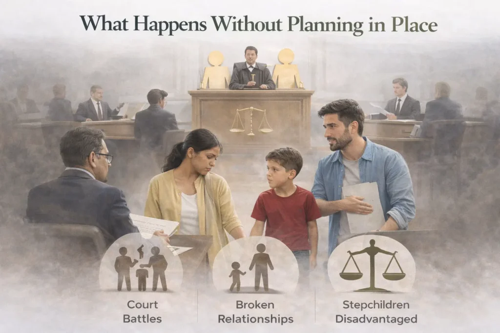 blended family inheritance India