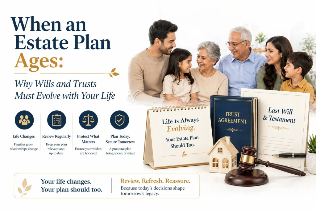 Estate plan review update will and trust outdated estate planning risks