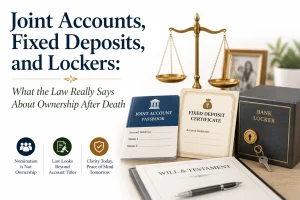 joint account after death either or survivor clause bank account inheritance rules
