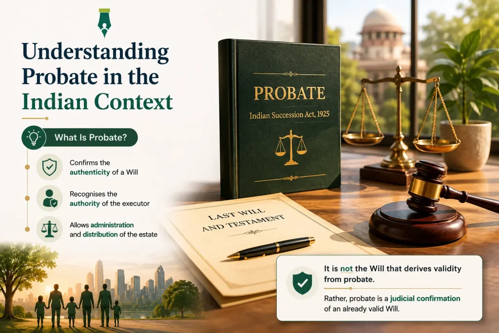 Probate Delay in India Will Validity After Delay Probate of Will India Delayed Probate Legal Issues Indian Succession Act Probate Rules