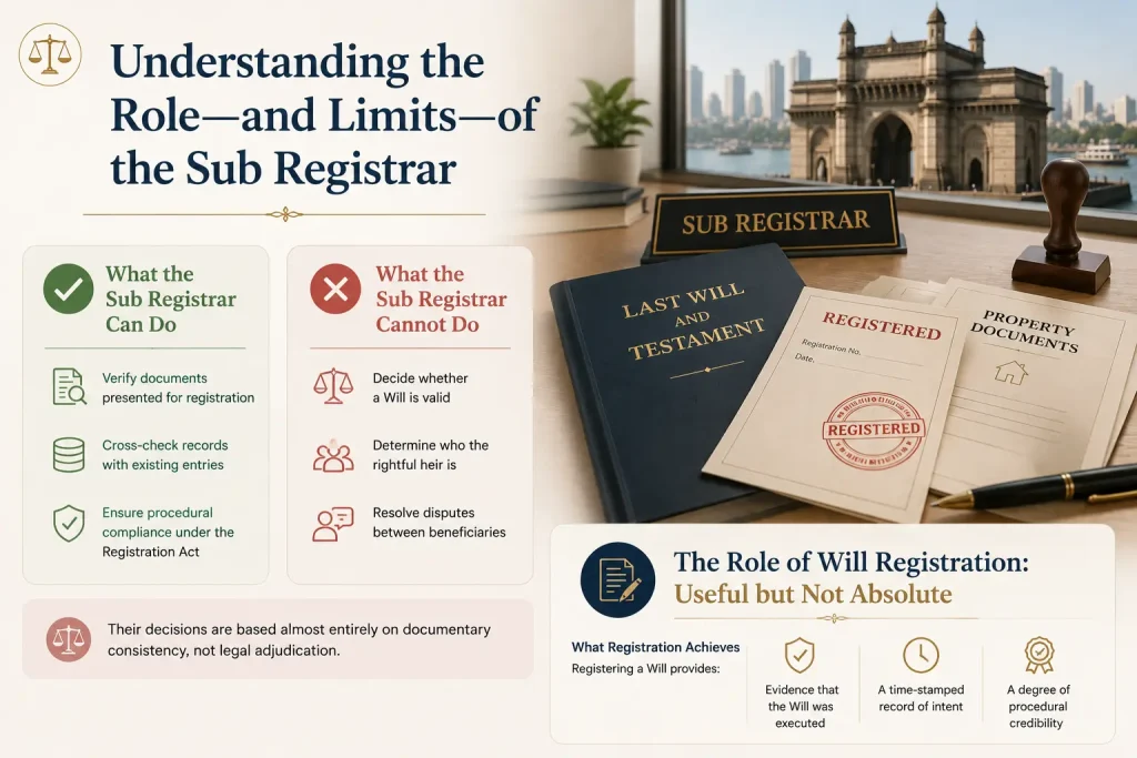 Probate requirement in Mumbai Property transfer through Will registered will & probate in mumbai