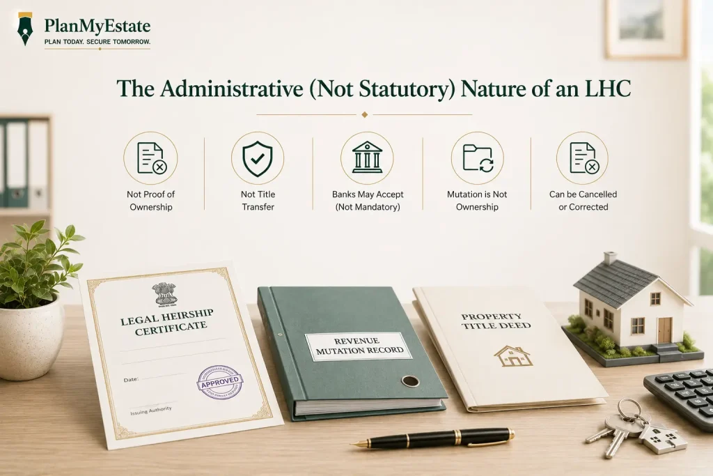 Legal heir certificate India Proof of inheritance property Succession certificate vs legal heir certificate Property transfer after death India Legal heir property rights